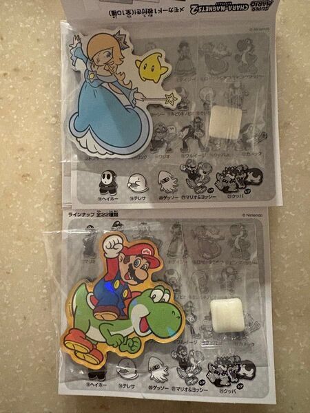 新品未開封 マリオ&ヨッシー ロゼッタ&チコ スーパーマリオ キャラマグネッツ2