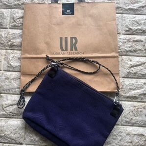 URBAN RESEARCH サコッシュ ショルダーバッグ ネイビー 美品