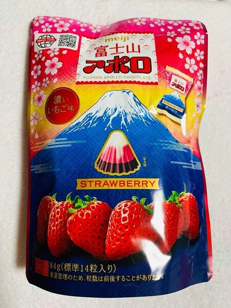 富士山アポロチョコ 濃いいちご味