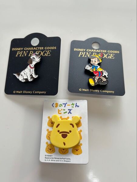 東京ディズニーリゾート ピノキオ 101匹わんちゃん プーさん ピンズ ディズニーキャラクター