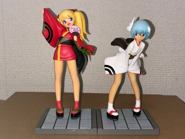 エヴァンゲリオン まつりのよるに 綾波レイ アスカ・ラングレー フィギュア
