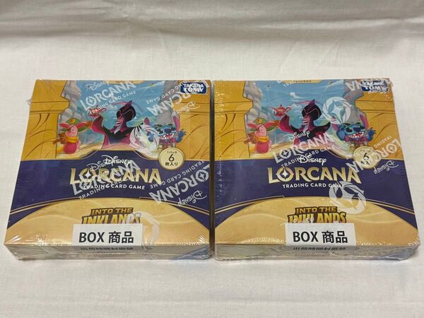 ディズニー・ロルカナ・TCG 日本語版 第3弾 インクランド探訪 ブースターパック 未開封2BOX