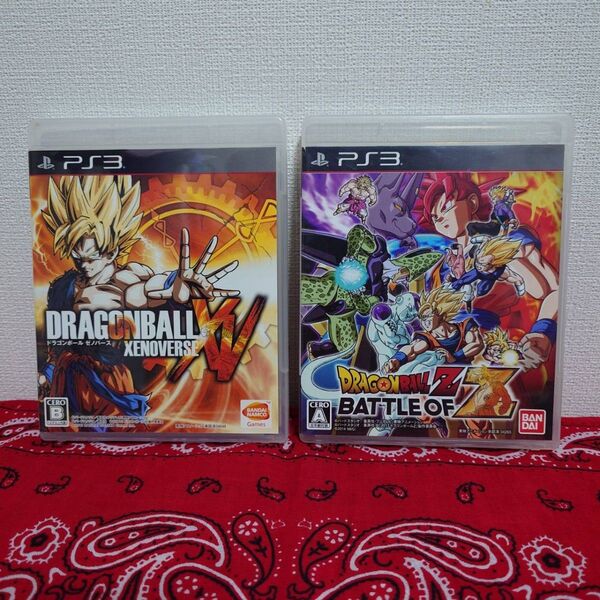 【PS3】 2枚セット ドラゴンボールZ BATTLE OF Z / ゼノバース