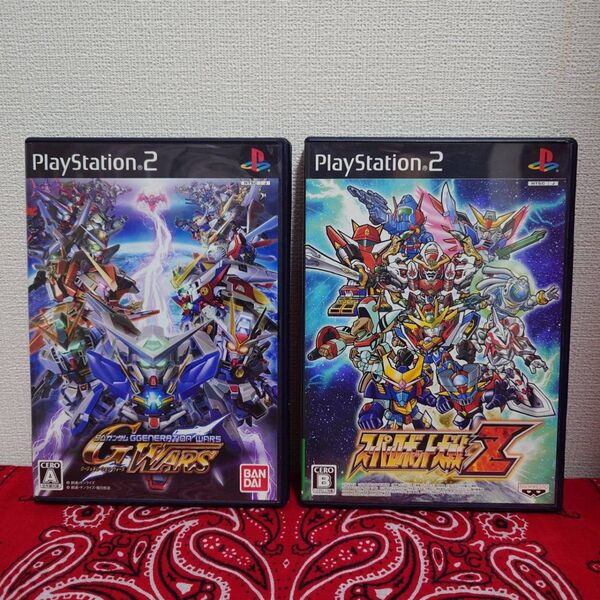 【PS2】 2枚セット スーパーロボット大戦Z / SDガンダムGジェネWARS