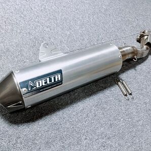 DELTAデルタバレル4 CRF250L ラリーrally MD44 定価48,400円 スリップオンマフラーサイレンサー