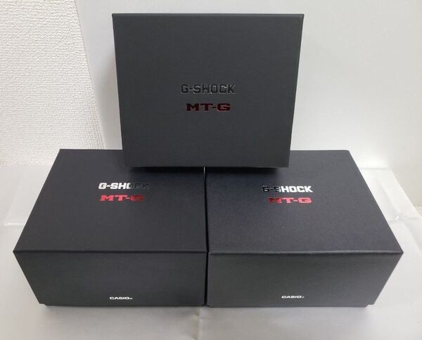 G-SHOCK 空箱 MT-G 専用 化粧箱 非売品 3個セットMT-G専用化粧箱 CASIO ウォッチケース ジーショック 空箱