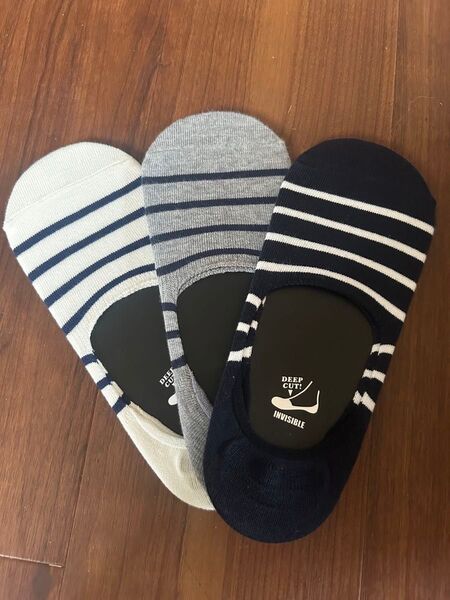 【Healthknit/ヘルスニット】靴下 ショートソックス 3足セット フリーサイズ(25〜27cm位)
