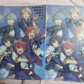 あんさんぶるスターズ(偶像梦幻祭)中国商品購入特典クリアファイル Knights 同種2枚セット