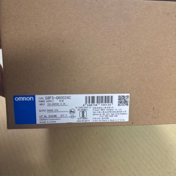 オムロン S8FS-G60024C 未使用品