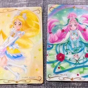 新品 未開封 プリキュアカードウエハース11 キュアハニー キュアフェリーチェ セット