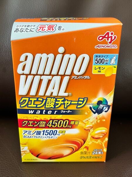 味の素 アミノバイタル クエン酸チャージウォーター レモン味【1箱×24本】