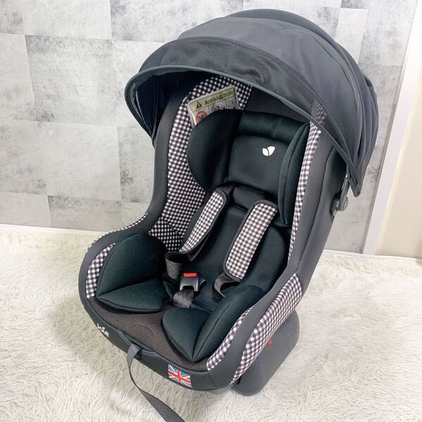 ジョイー Joie チルト キャノピー付 ギンガムチェック ブラック 38823 チャイルドシート