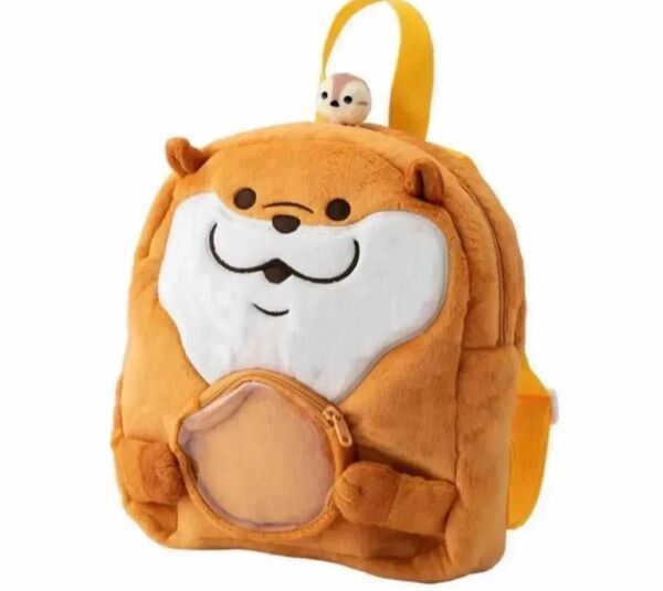 可愛い嘘のカワウソ おかおリュック