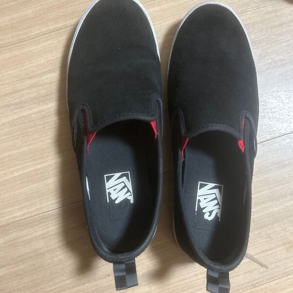 VANS スリッポン 25cmブラック 黒