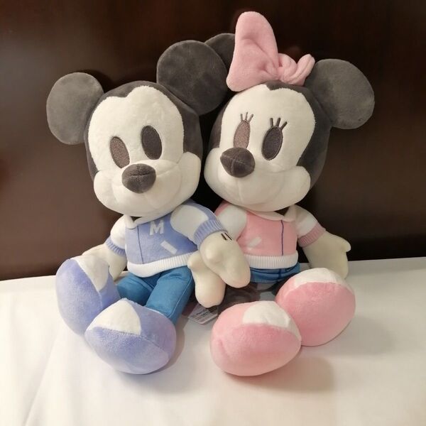 ミッキー&ミニー ちょっもっさ デココレ ペアぬいぐるみ ディズニー ぬいぐるみ