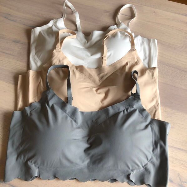 ブラトップ ノンワイヤー シームレス 2XL×3枚組