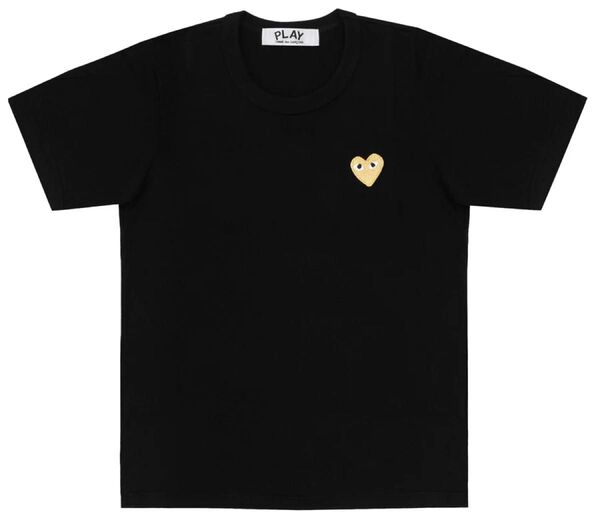 【新品タグ付】PLAY COMME des GARONS Tシャツ M ゴールド