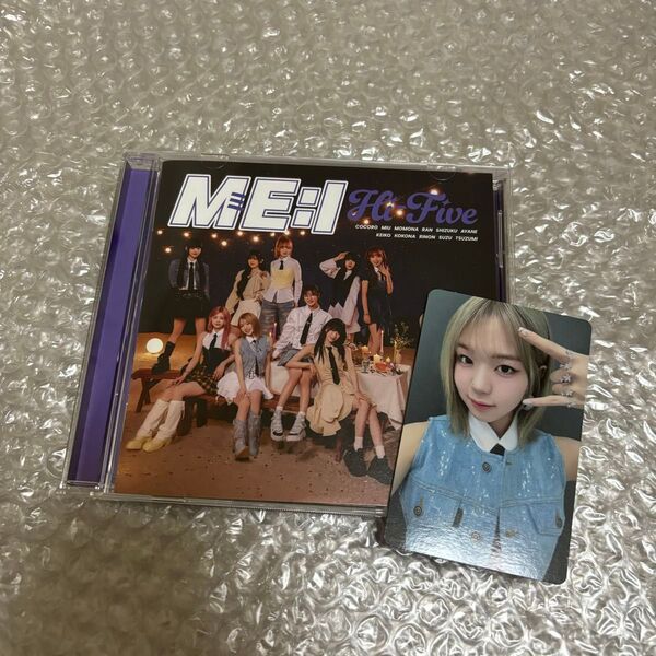 ME:I Hi-Five CD 通常盤 トレカ 鼓 ステッカー付き