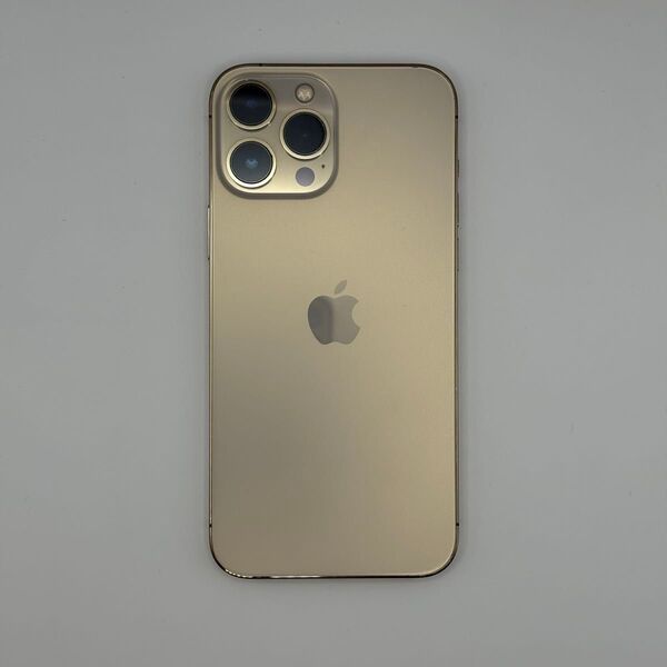 レア個体 iPhone 13 Pro Max ゴールド 128GB iOS15.5 香港版(国内版の上位互換)シャッター音なし