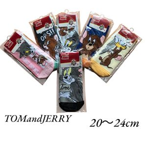TOM and JERRY ソックス 6足セット 20〜24cm