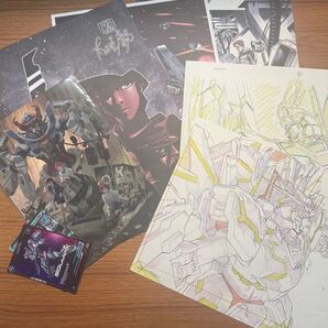 ガンダム 映画特典 イラスト ジークアクス NT. サンダーボルト 限定 複製原画 劇場版