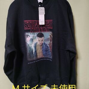 GU ストレンジャーシングス M サイズ ブラックスウェット