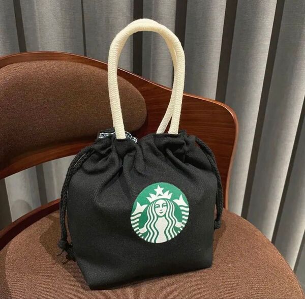 スターバックス巾着袋 ハンドバッグ小物入れ
