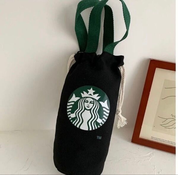 スタバ ペットボトル タンブラー水筒 バッグミニバッグ 巾着袋