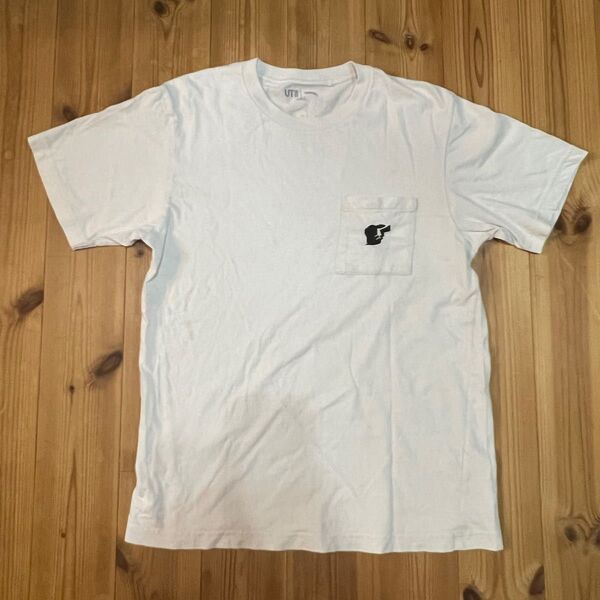 UNIQLO ポケモン UT グラフィック Tシャツ M ピカチュウ 半袖 半袖Tシャツ 白 シンプル ワンポイント コラボ