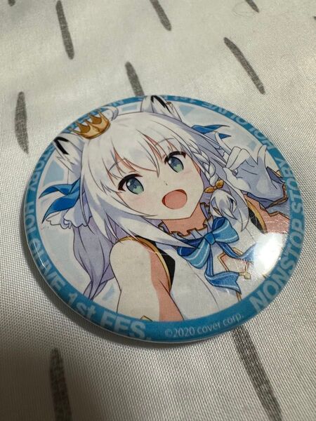 ホロライブ 白上フブキ ノンスト缶 缶バッジ