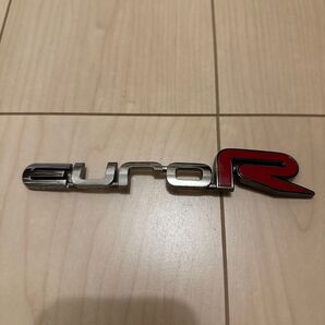 ホンダ ユーロR euroR エンブレム 中古品 アコード CL7 ユーロ EURO R