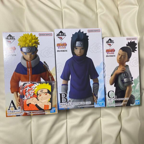 NARUTO 一番くじ A賞 B賞 C賞 フィギュアセット 中忍試験編