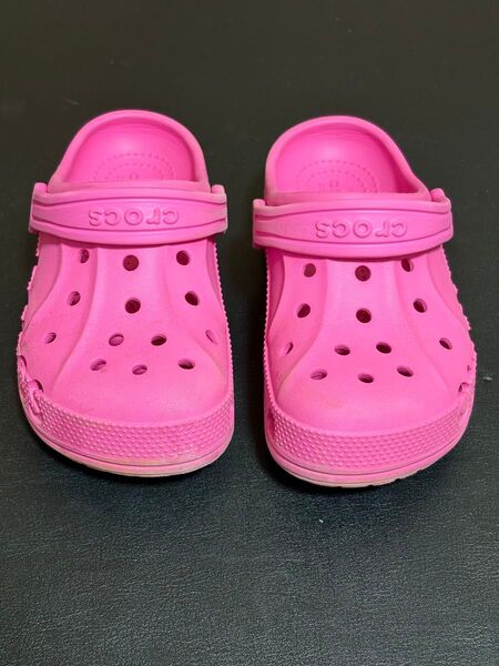 クロックス crocs サンダル 子供用 サイズ18.5cm カラーピンク