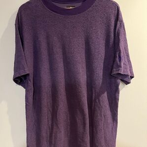 Needles Mock Neck Tee Cotton Pile Jersey モックネックTシャツ パープル