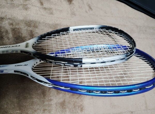 軟式テニスラケット 2本セット YONEX MIZUNO中古品