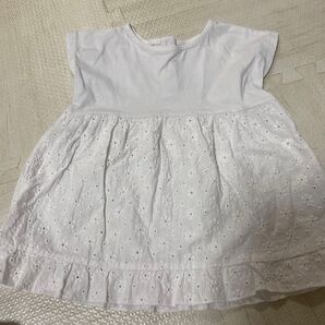 ZARA 98サイズ パンチングノースリーブトップス