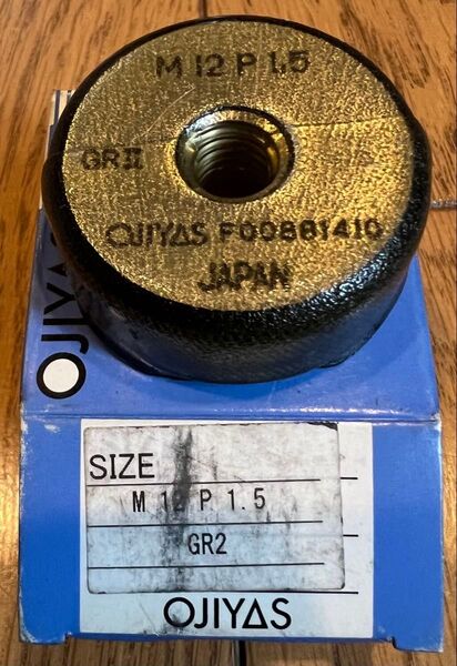 OJIYAS ねじリングゲージ M12×P1.5 GRⅡ 新品未使用
