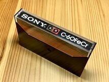 希少 SONY C-60FeCr カセットテープ クロミカセット FERRI CHROME CASSETTE 昭和レトロ コレクター向け_画像5