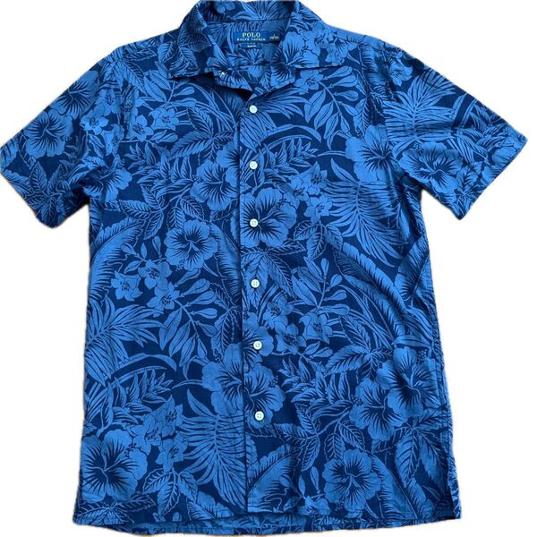 POLO RALPH LAUREN シャツ メンズサイズ S トップス 半袖シャツ ボタニカル 総柄