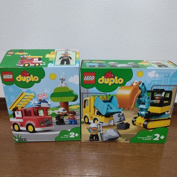 レゴデュプロ FireTruck、Truck&TrackedExcavator