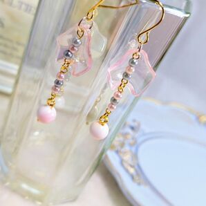 ハンドメイドピアス No.265