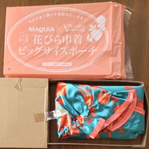 MAQUIA×Velnica 花びら巾着ビッグサイズポーチ