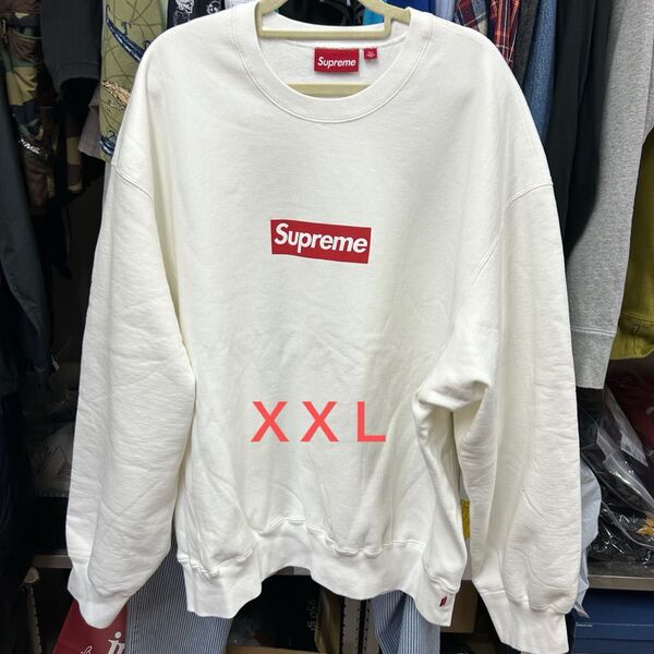 supreme washed box logo crewneck シュプリーム ボックスロゴ 25ss XXL