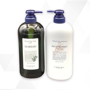 シーウィードシャンプー&ライスプロテイントリートメント 720ml 1セット ルベル ナチュラルヘアソープ