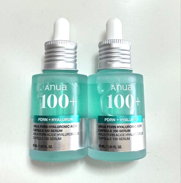 週末限定価格 Anua アヌアPDRN ヒアルロン酸カプセル100+ セラム 30ml 2本