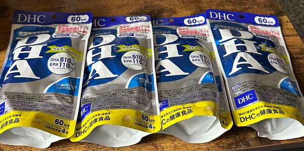 DHC DHA 60日分 4袋 商品状態 新品未開封 賞味期限 2027年