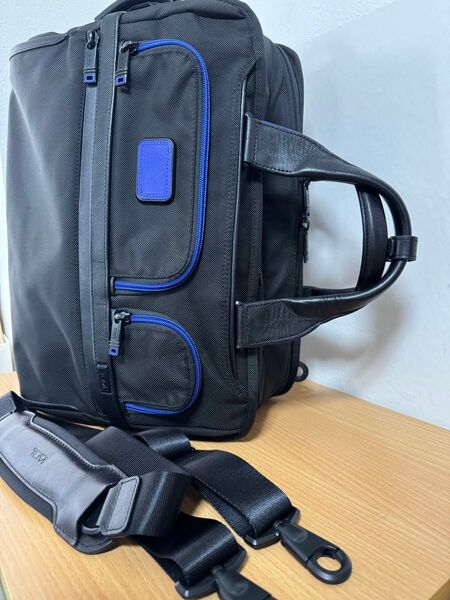 限定●TUMI トゥミ ANA コラボ ALPHA3 3WAY ビジネスリュック 2603180DNY3E スカイブルー 国内正規