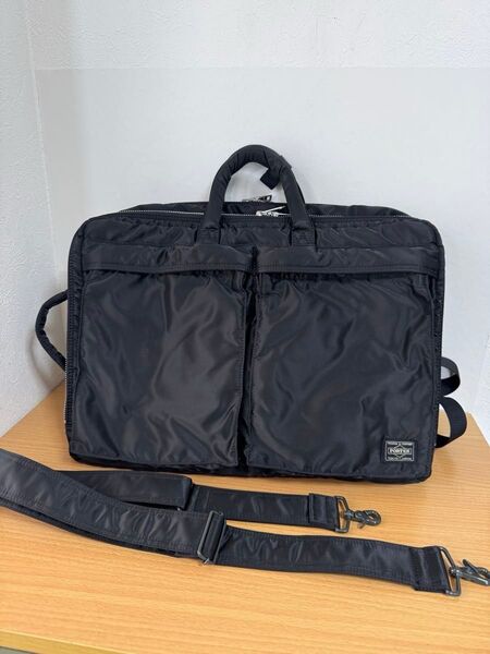新品同●ポーター 吉田カバン PORTER 新タンカー TANKER NEW 3WAY BRIEFCASE リュックサック 2層式