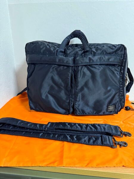 ヘッドポーター HEAD PORTER TANKER-ORIGINAL 3WAY リュックサック ブリーフケース ネイビー