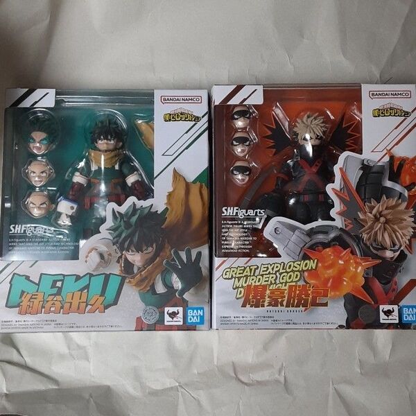 未開封 S.H.Figuarts S.H.フィギュアーツ 僕のヒーローアカデミア 緑谷出久 爆豪勝己
